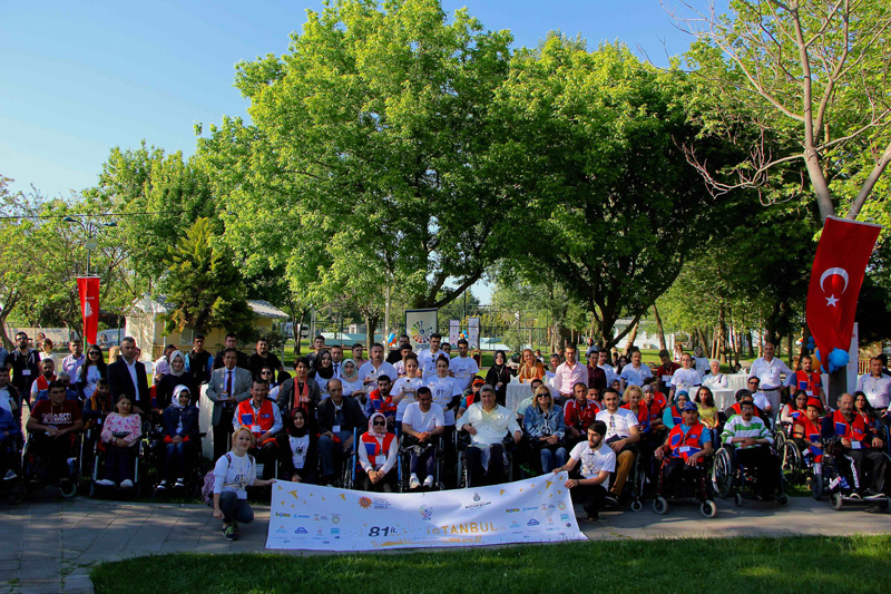 81 İl’den 81 Ortopedik Engelli İstanbul’da Buluştu