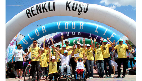Çankayalılar Renkli Koşunun Rengi Oldu