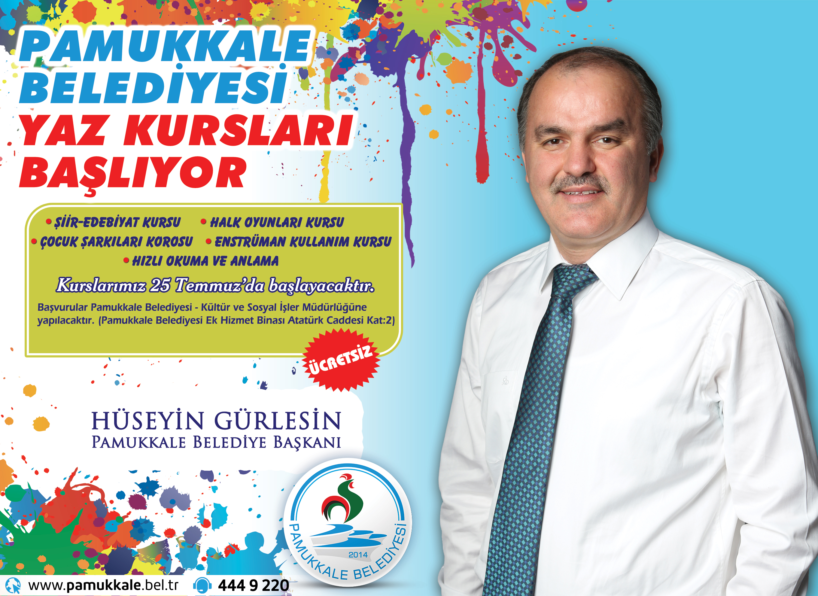 Pamukkale’de Yaz Okulu Açılıyor